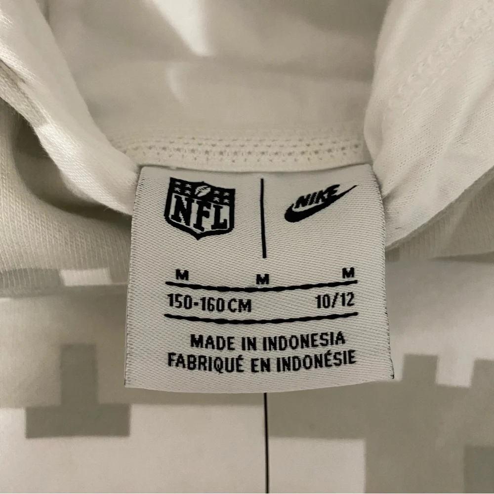 Nike On Field Salute to Service NY Jets Youth Medium 10-12 Arctic Camo Hoodie